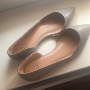 Grey flats -never worn!
